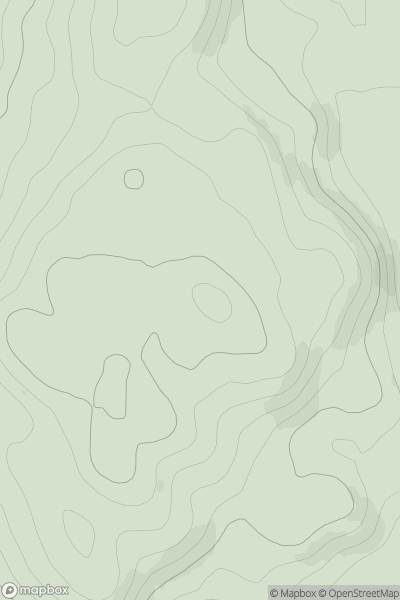 Thumbnail image for Creag Liath [Pitlochry to Braemar & Blairgowrie] showing contour plot for surrounding peak